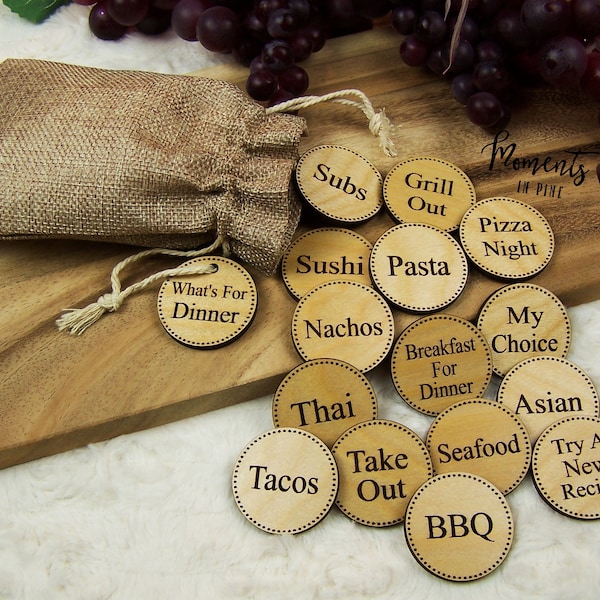 Jetons du décideur pour le dîner Pièce de monnaie Cadeau pour une soirée en famille Cadeau pour chef gastronomique