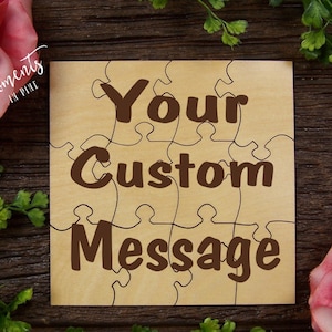 Custom Puzzle, Personalized Puzzle, Secret Puzzle Message, Girlfriend Proposal Puzzle, Pregnancy Announcement Puzzle, Unique Gift Idea