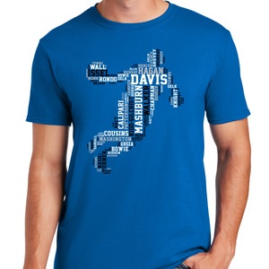 Kentucky Basketball Top 50 Greatest Players of All Time Shirt