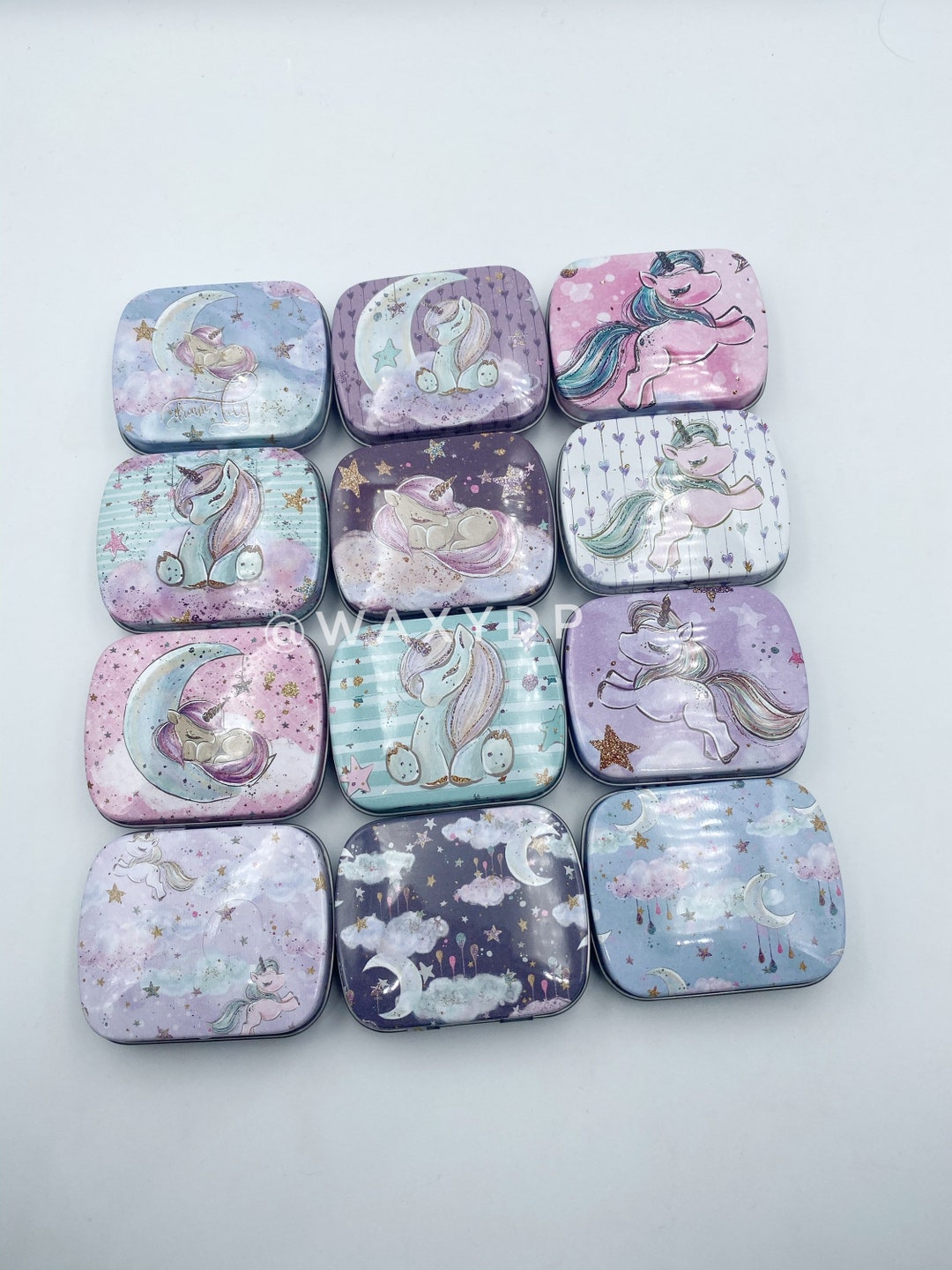 Waxy NEW Vintage UNICORN Square BOXES Sticky Wax Diamond Painting All Available Scents of Your