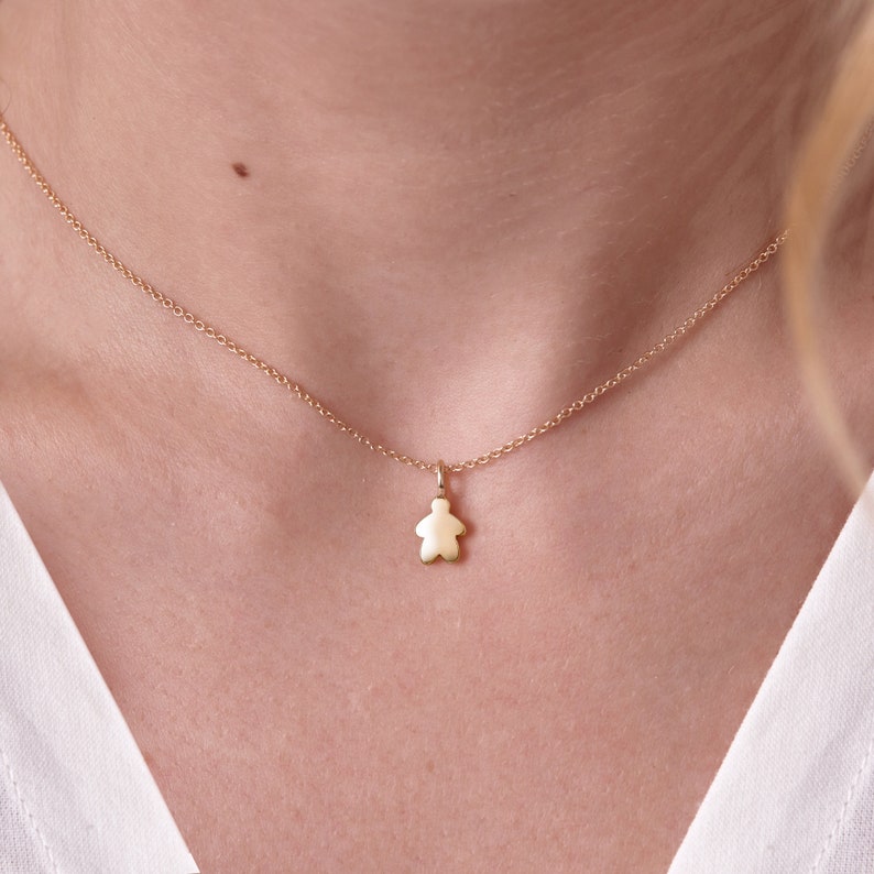 14K18K Gold Necklace Me Gift For Daughter Mental Health Anxiety Jewelry Hope Necklace Kaiu Collection Depression Necklace