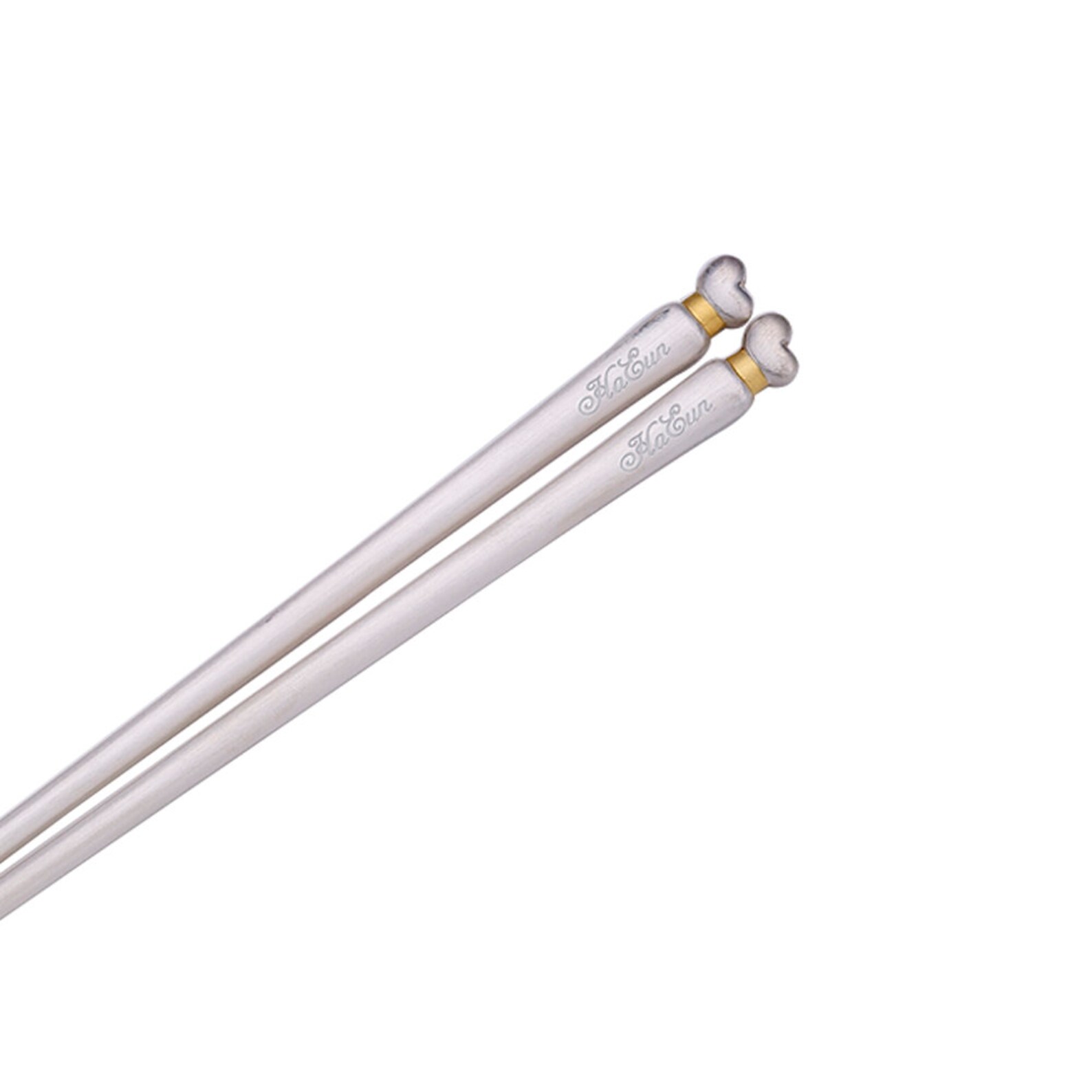 Personalized Sterling Silver Kids Chopsticks with 24K Pure Etsy