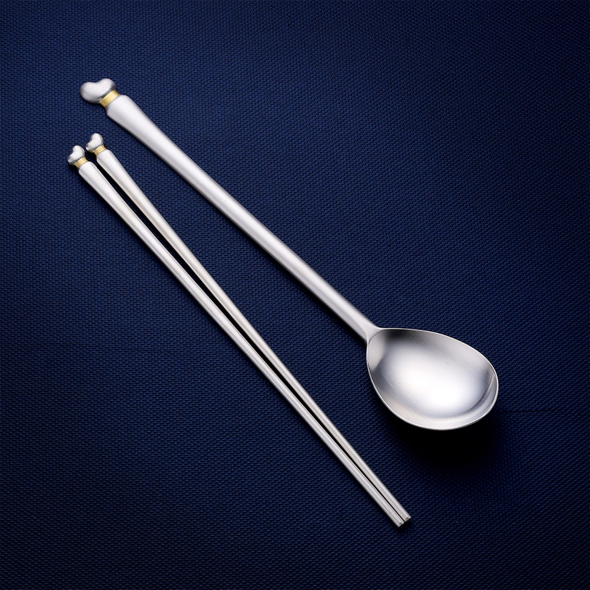 Personalized Engraved Chopsticks Spoon Set Sterling Silver Etsy