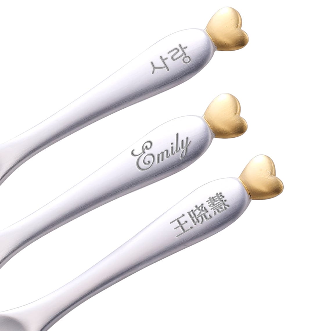 Personalized Silver 99 Baby Spoon with 24K Pure Gold Leaf Etsy