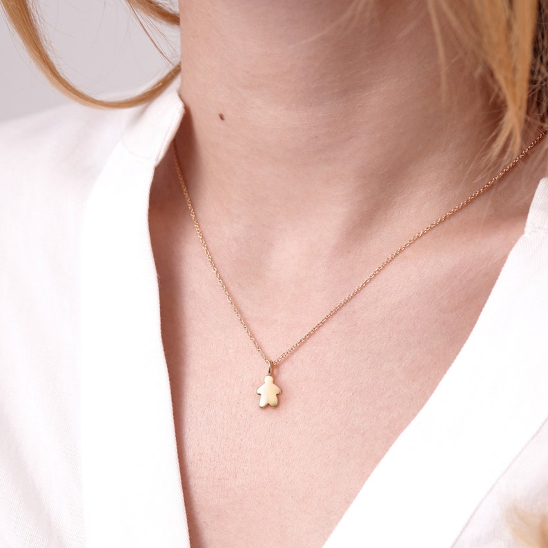 14K18K Gold Necklace Me Gift For Daughter Mental Health Anxiety Jewelry Hope Necklace Kaiu Collection Depression Necklace