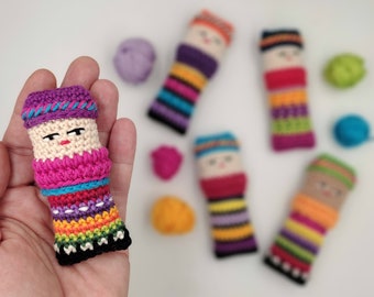 Worry Doll Amigurumi Muster - Häkelanleitung - Amigurumi Doll Pattern - Tutorial - PDF - Worry Doll Häkelanleitung- Kleine Puppe häkeln