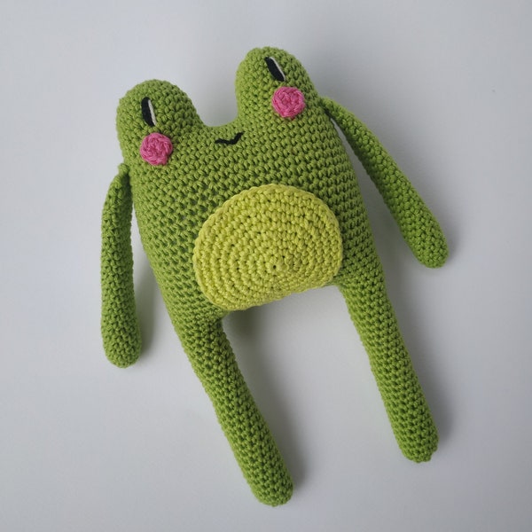 Frog Amigurumi Pattern - Crochet Pattern - Amigurumi Pattern - Frog Pattern - Amigurumi Frog - Tutorial - PDF - Akis the Frog Pattern