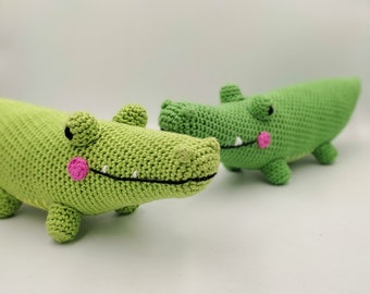 Crocodile Amigurumi Pattern - Crochet Pattern - Crocodile Pattern - Amigurumi Crocodile - Tutorial - PDF - Croci the Crocodile