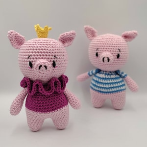 Pig Amigurumi Pattern - Crochet Pattern - Amigurumi Pattern - Pig Pattern - Amigurumi Pig - Tutorial - PDF - Runi the little Pig Pattern