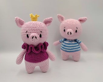 Pig Amigurumi Pattern - Crochet Pattern - Amigurumi Pattern - Pig Pattern - Amigurumi Pig - Tutorial - PDF - Runi the little Pig Pattern