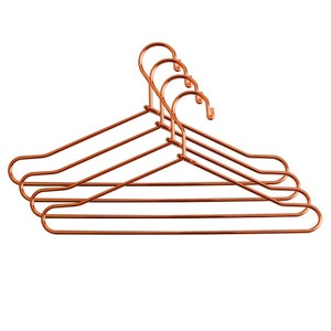 Metal Doll clothes hangers , blythe furniture, miniature doll hanger. Rose Gold