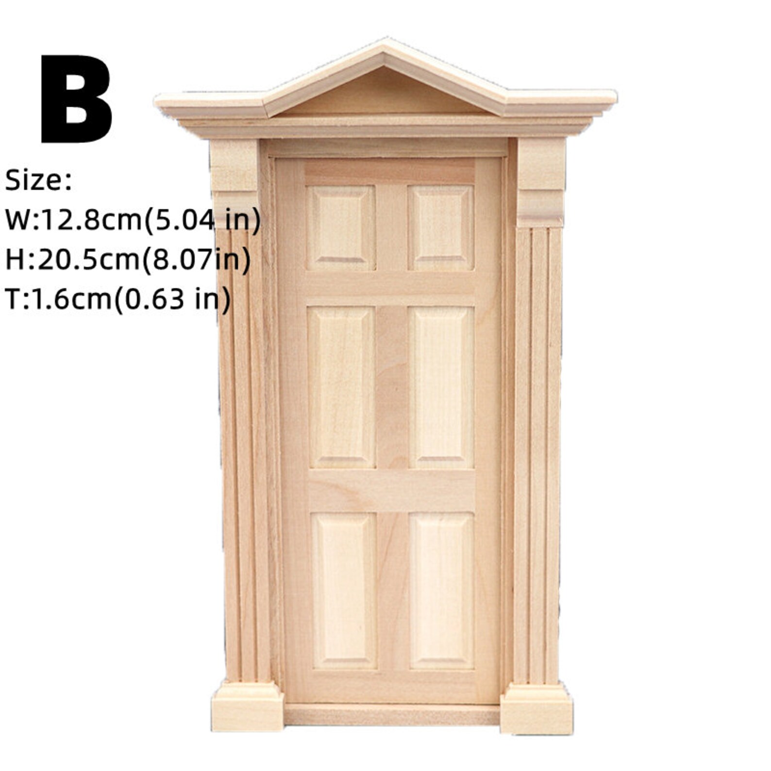 1/12 Scale Dollhouse Doors DIY Dollhouse Minitures Unfinished Etsy