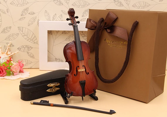 Violoncello in miniatura Modello di strumento musicale in miniatura  Miniature di case delle bambole Oggetti di scena per fotografia -   Italia