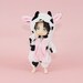 Obitsu11 clothes  1/12 BJD  Cow style cute home clothes Nendoroid 