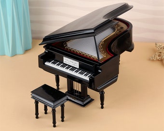 Miniature piano Musical instrument model Dollhouse miniatures