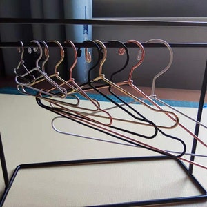 Metal Doll clothes hangers , blythe furniture, miniature doll hanger. image 2