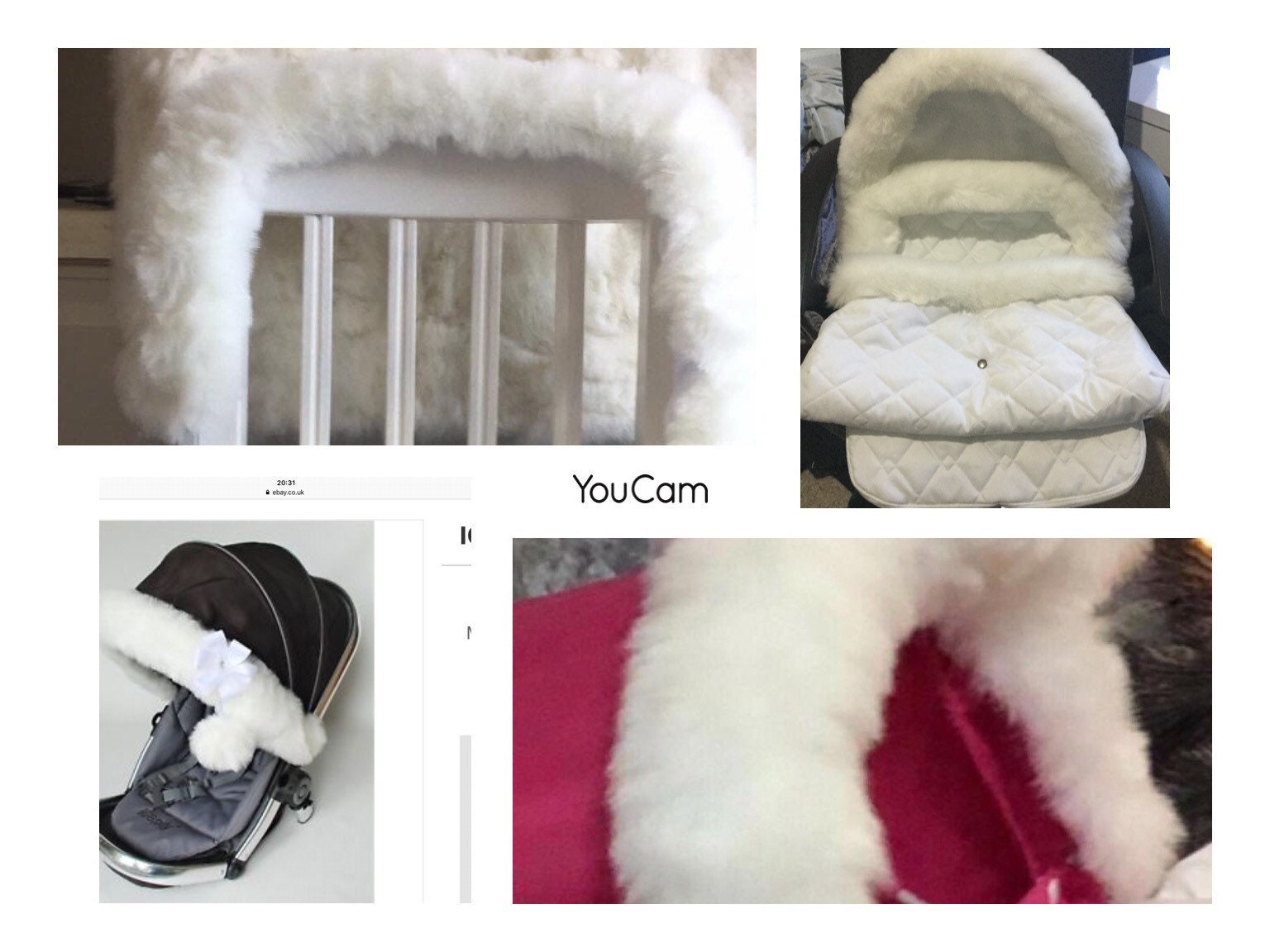 fur pram sets