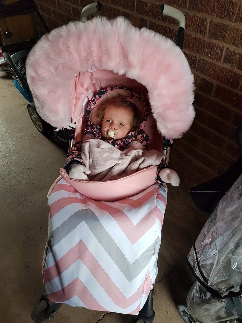 pink pram fur