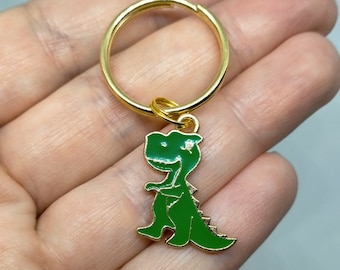Dinosaur keyring, keychain, uk seller, animal keyring, dinosaur, stocking filler, childrens, dinosaur gift, back to school, teacher gift