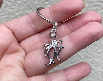 Octopus keyring, octopus keyring, octopus gift