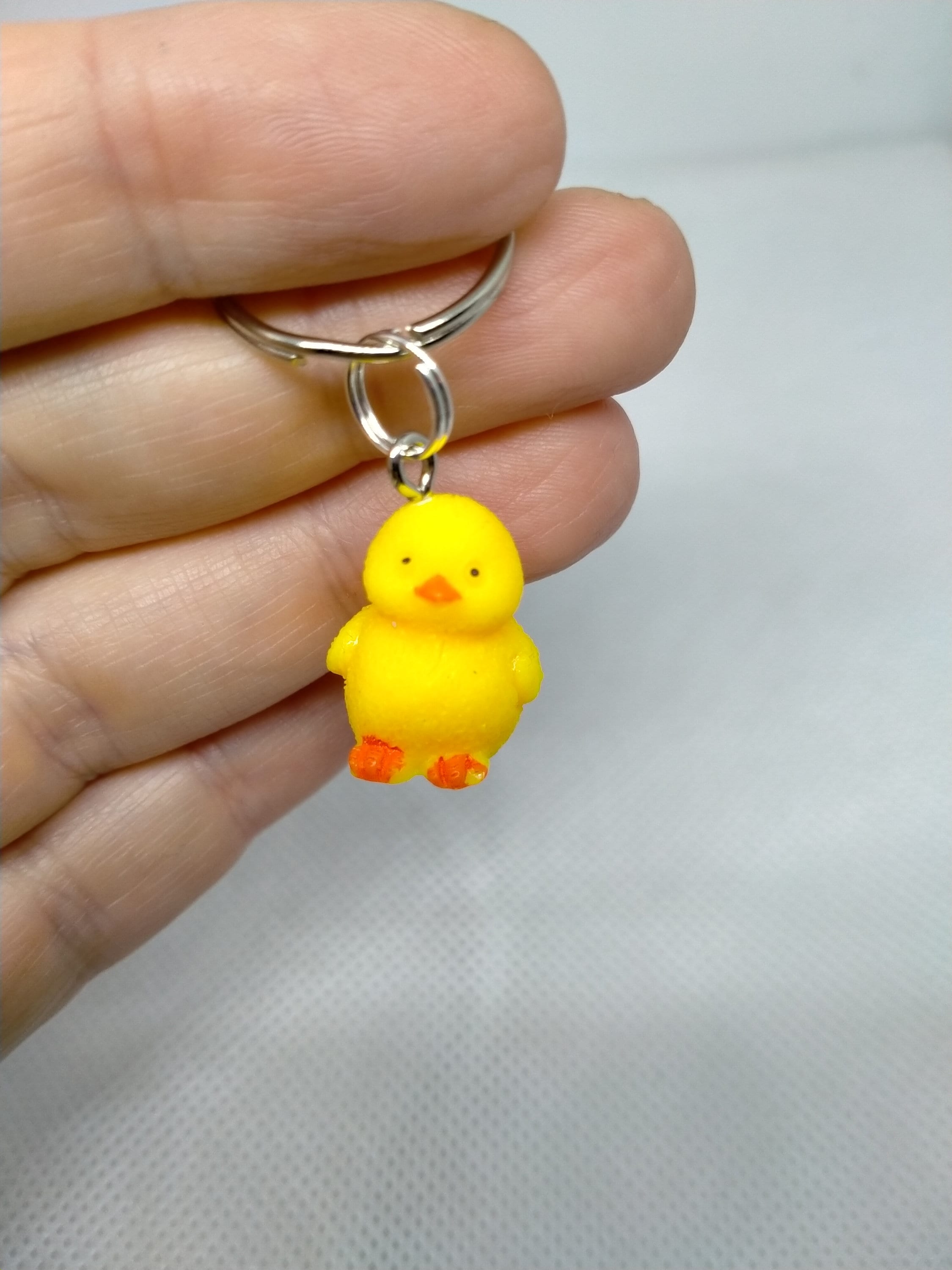 Personalised Duck Keyring, Keychain, Uk Seller, Animal Keyring, Farm
