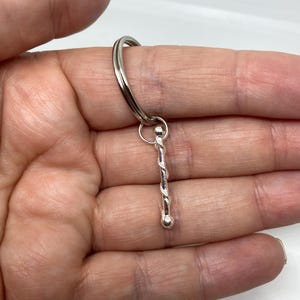 Baton twirler keyring, baton twirler keychain, baton twirler gift, dance gift, marching band, majorette