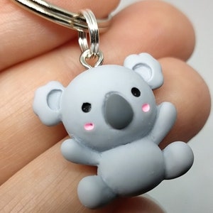 Koala keyring, keychain, uk seller, wildlife keyring, australia, koala gift, travel gift, gap year gift, australian wildlife, bear keyring