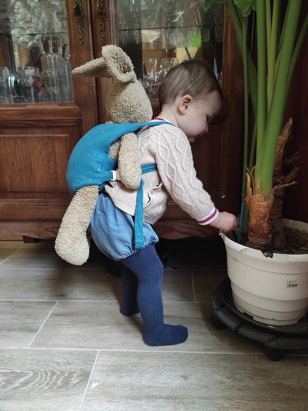 PetitePhilouCreation - Porte poupée, poupons de 30-36 grâce à ses anses réglables.