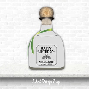 Patron label, Custom Patron Label, Tequila Custom Label, Birthday Bottle label, Patron Lovers, Liquor Labels