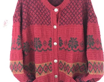 Christmas cardigan | Etsy