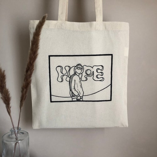 BTS PARK JIMIN Promise Hand-painted Eco-friendly Organic Tote | Etsy