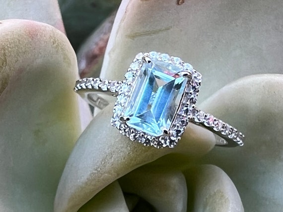 2ct aquamarine ring deals