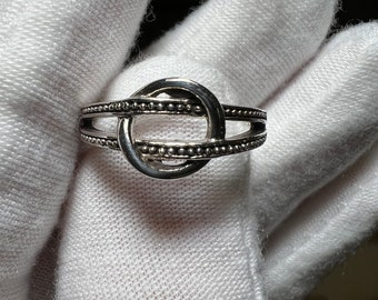 Promise Friendship Circle Ring 925 Sterling Silver