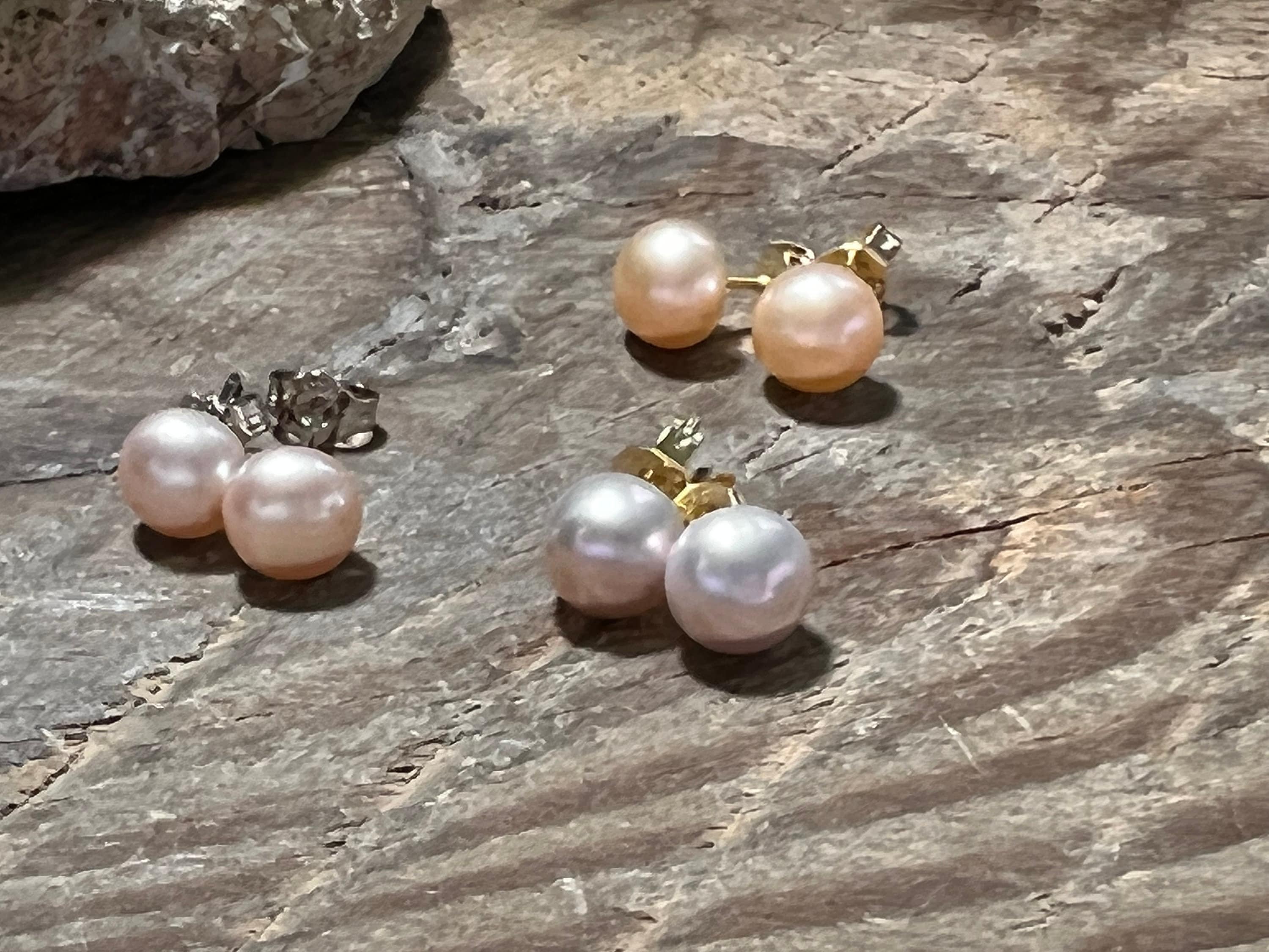 Cultured Pearl Overstock Pearl Earrings Miadora Cultured