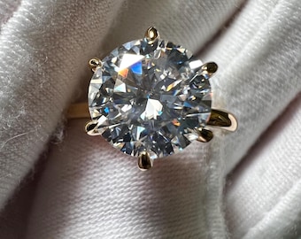 IGI-zertifizierter 2.3CT runder Brilliantschliff G VVS2 im Labor gewachsener Diamant Solitär-Verlobungsring