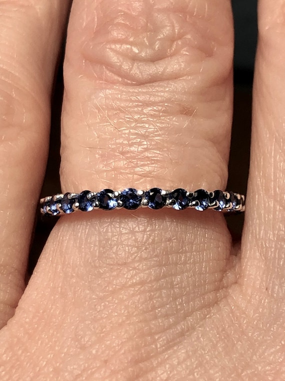 Floating sapphire best sale ring