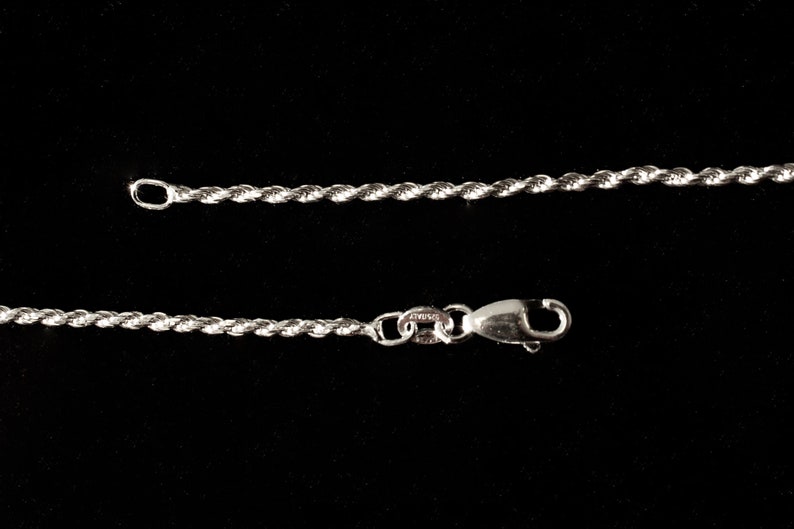 Sterling Silver Rope Chains