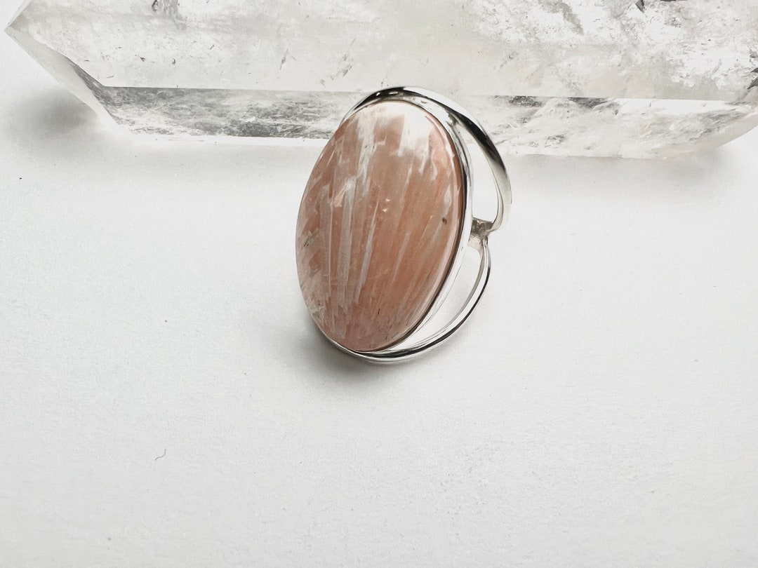 •SCOLECITE - DOTTED TEAR• sterling silver pendant