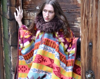 Women's Riding Poncho in Point Reyes - Etsy