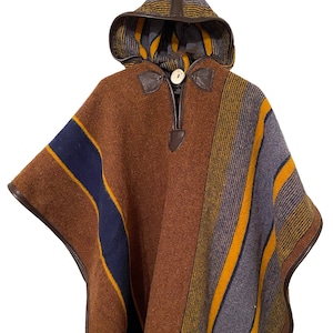 High Ridge Wool Camp Poncho for Hiking Travel Gift for Him Made in USA
