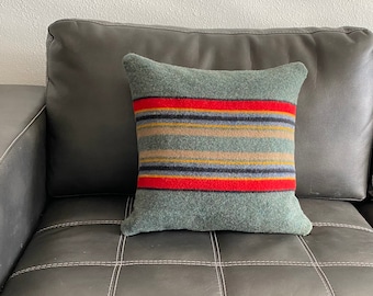 Large Pillow in Yakima Heather Green