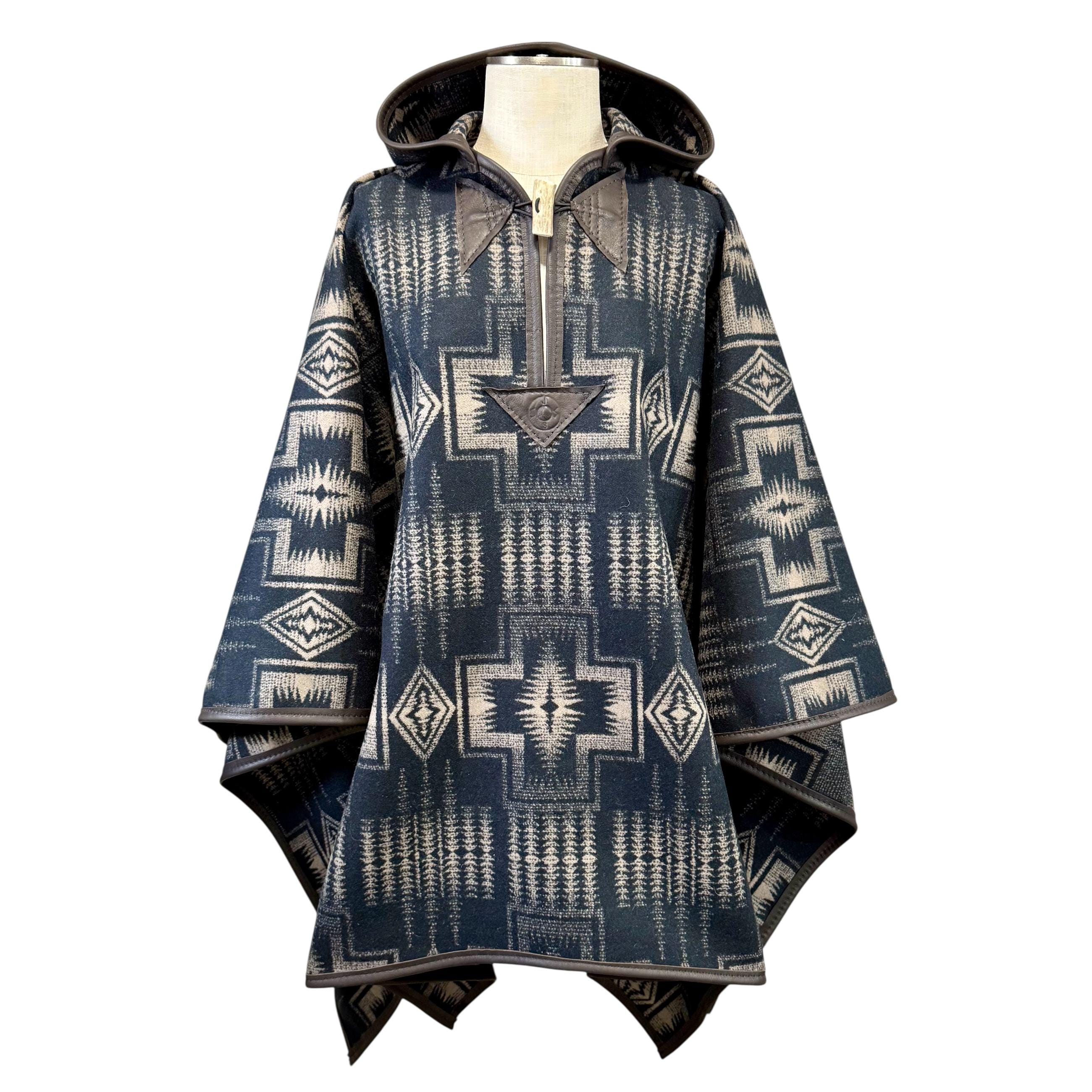 Leather Poncho - Etsy