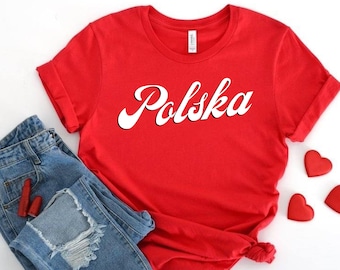 Camiseta de Polonia, regalo de Polonia, camiseta de herencia polaca patriótica, camiseta unisex supersuave, camiseta polaca Bona Polska