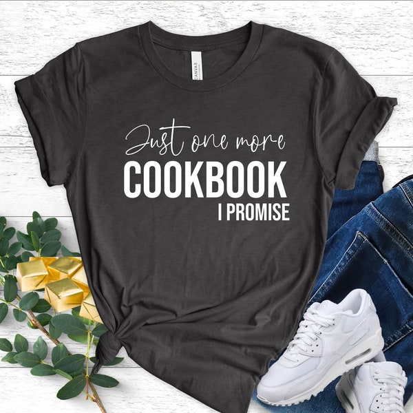 Cookbook Collector T-Shirt Cookbook Collecting Cookbooks Collect Tshirt Grandma Chef Accessories Hobbies Unique Cooking Gifts Unisex Tee