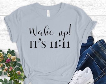 1111 Shirt - Spiritual Awakening Tee - Wake Up Its 11:11 Shirt - Manifestation Shirt - Positive Vibes Tee - Law Of Attraction - Yoga Master
