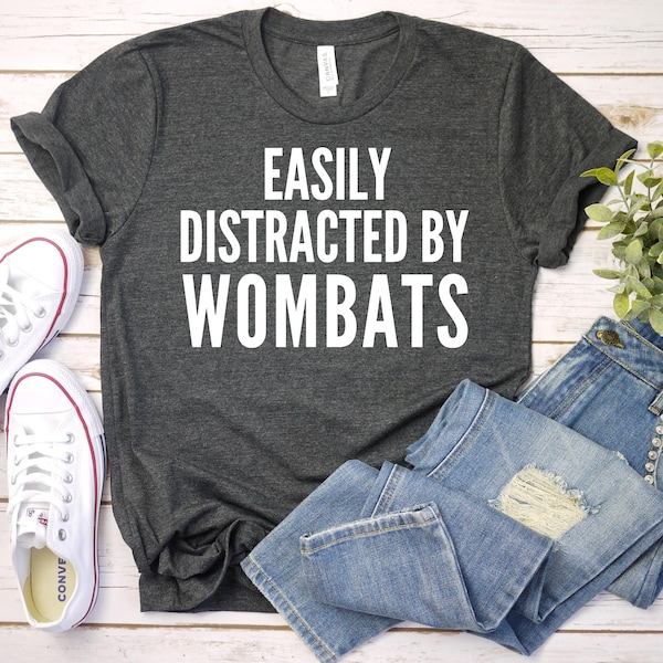 Wombat Lover T-Shirt, The Wombats Shirt, Australian Animals Tee, Zoologist Gift,  Quirky Gift For Pet Lovers, Super Soft Unisex Tee Shirt