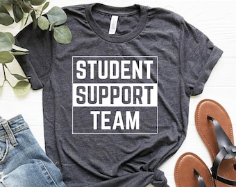 Student Support Team Tshirt School Counselor T-Shirt Schedule Changing Days School Counseling Week Counseling Team Social Worker Unisex