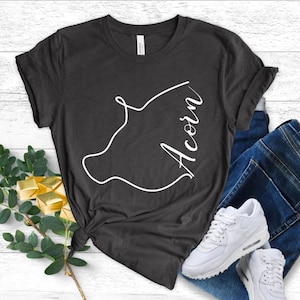 Personalized Pig Head Shirt, Custom Pig T-Shirt, Gift For Pig Lover, Pig Farm Shirt, Pig Mom Shirt, Funny Pig Shirt, Little Pig, Unisex Tee