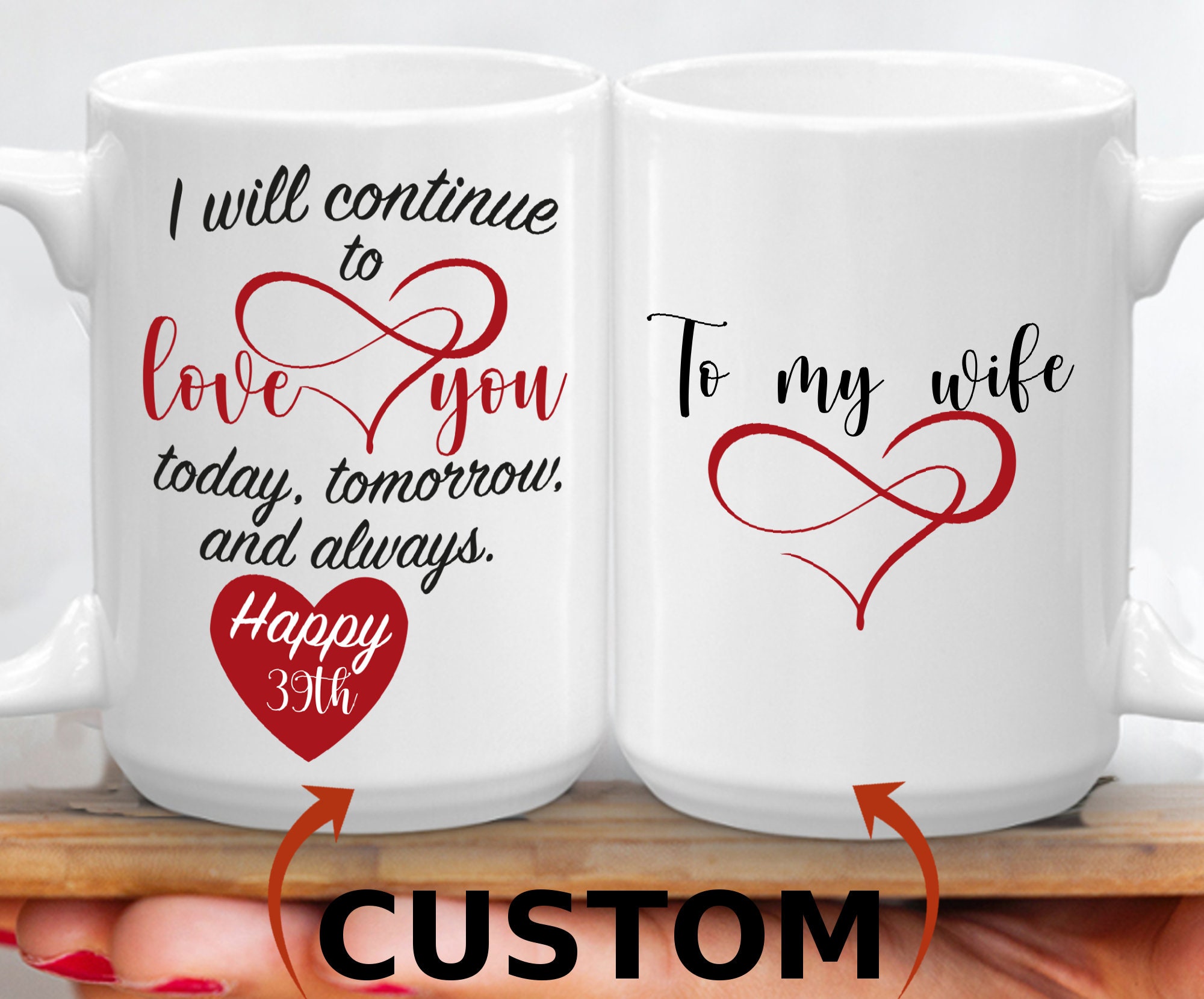 39th Birthday Gifts for Women Men - 11 oz Coffee Mug - 39 Year Old Present  Ideas for Mom, Dad, Wife, Husband, Son, Daughter, Friend, Colleague