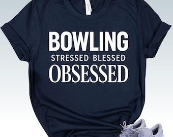 BOWLING Shirt - Funny Bowler Gift - League Player Humor Shirt - League Night Team Apparel for Men Women